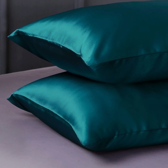 Lilysilk Envelope Teal Silk Pillowcase - Picture 5 of 6